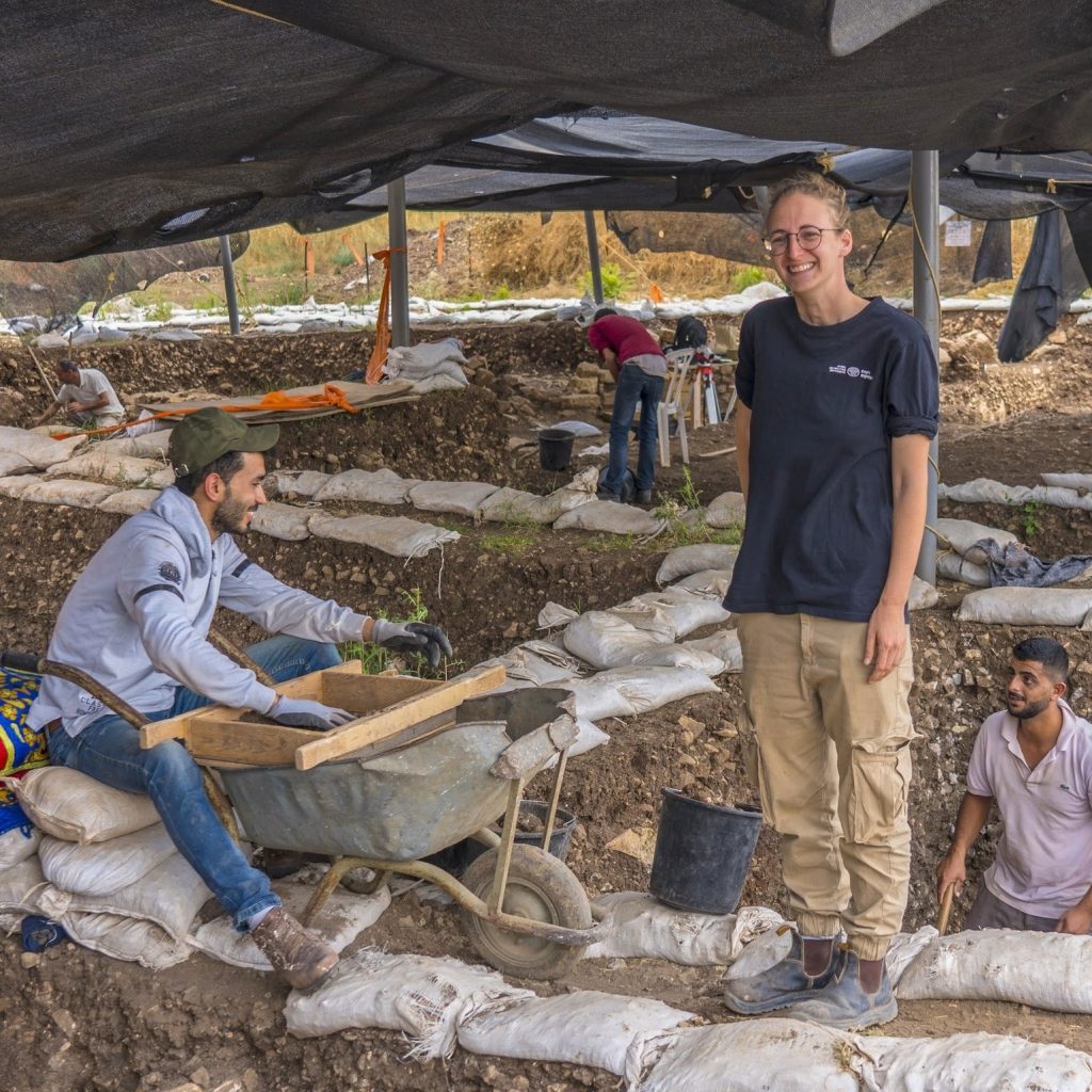 Eight ostrich eggs up to 7,500 years old have been found buried beneath sand dunes in Israel near an ancient campfire - revealing how desert nomads once lived and ate.
