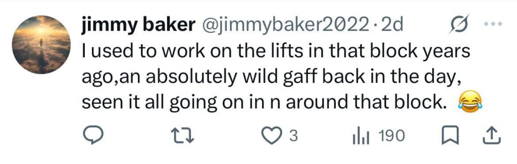 Social media comment on the post of Flat bursts into flames on 11th and 12th floor of Hackney tower block as 70 firefighters rush to the scene - residents evacuated but no casualties reported in the London blaze.