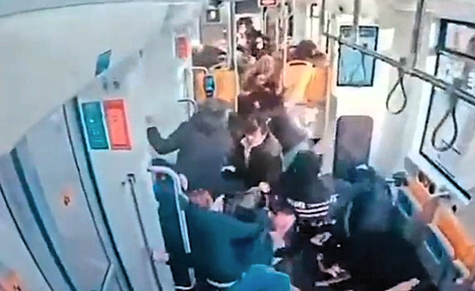 Shocking footage shows passengers being violently hurled around inside a tram before a fatal crash in Milan that killed two and injured 54 - as the investigation continues.