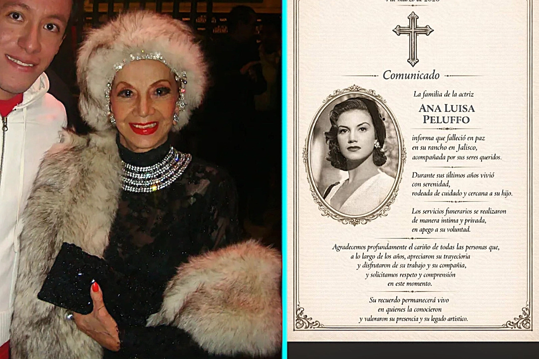 Mexican actress Ana Luisa Peluffo, the first person to appear nude in a Mexican film, has died aged 96 after starring in over 200 productions across eight decades.