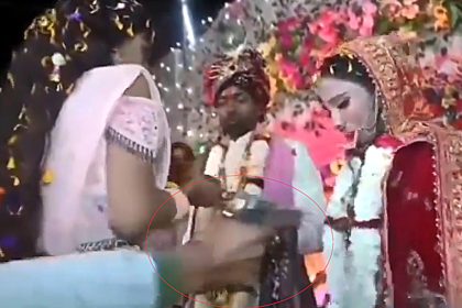 Teen bride shot at point blank range by spurned admirer during wedding ceremony in Bihar India - suspect arrested after shocking attack leaves guests in panic.