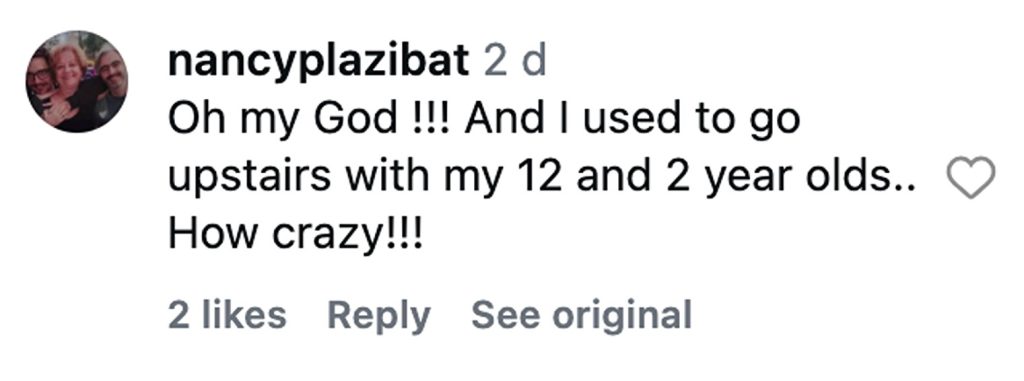 Social media comment on the post of A hero caught a woman as she slipped from a broken-down Ferris wheel in Argentina - saving her from a serious fall after the ride stalled high above the ground at a fair.