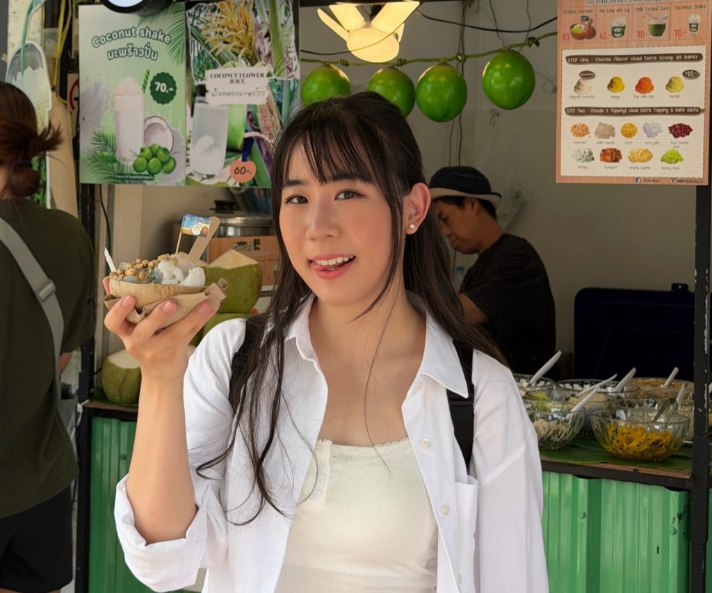 Tourist Juri Hwang was rushed to hospital after a mystery meat sausage from a Thai night market left her violently ill - spending 24 hours bedridden with a £500 medical bill.