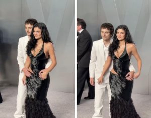Timothée Chalamet and Kylie Jennerat the Oscars