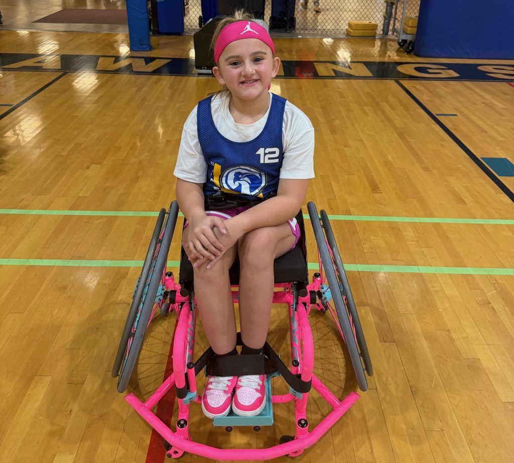 Mum Kendra Larsen was suspected of abusing her baby after doctors found unexplained fractures - but her daughter Hadley has a rare brittle bone condition causing 148 breaks.