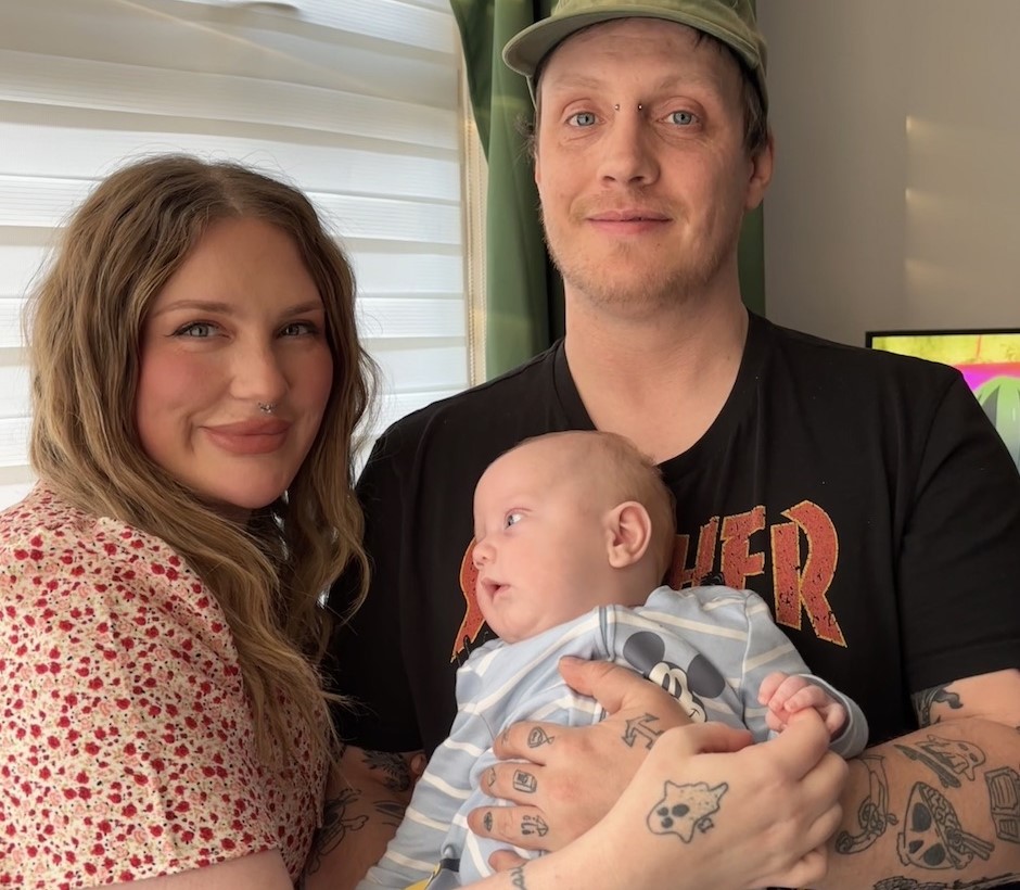 Jayne Walmsley was left unrecognisable after a severe measles rash covered her head to toe - then got the surprise of her life when removing her contraceptive patch led to an unplanned pregnancy.