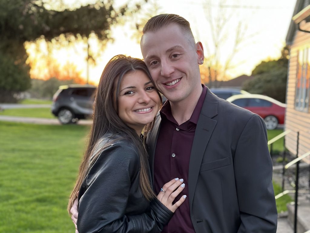 A 27-year-old woman ignored bloating and blood in her stool - only to be diagnosed with stage four colon cancer that cost her both ovaries and her chance of having children.