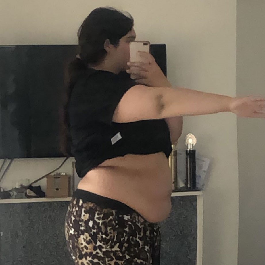 A 19-year-old who was bullied for her weight reveals how she lost nine stone in three years through diet and exercise - but cruel trolls are now accusing her of using jabs.