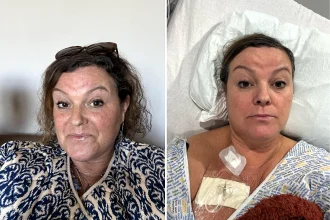 Gail Redpath thought her symptoms were menopause but a golf ball-sized lump revealed rare terminal cancer. Now she is defying her months-to-live diagnosis with chemotherapy.