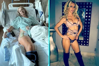 Carol Paredes was left paralysed and in a wheelchair after botched breast implants ruptured and leaked silicone through her body - needing open-heart surgery to survive the ordeal.