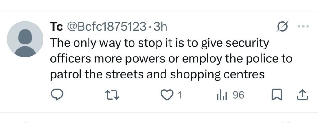 An enraged shoplifter smashed security scanners and brawled with a guard at a Newcastle TK Maxx store in shocking footage that racked up thousands of views online.