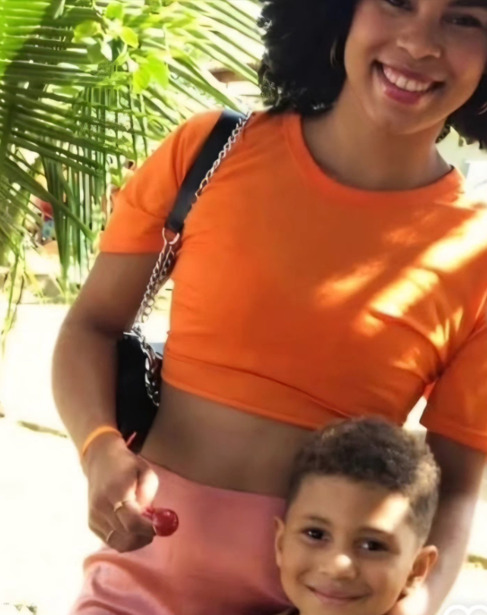 A beauty queen and her young son were fatally stabbed in an alleged attack by a neighbour, who later took his own life, leaving a community in shock and mourning.