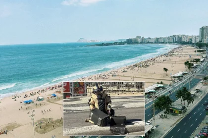 A stun grenade was found near the stage being built for Shakira's free Rio concert, sparking a bomb scare days before two million fans are expected to attend the beachfront show.