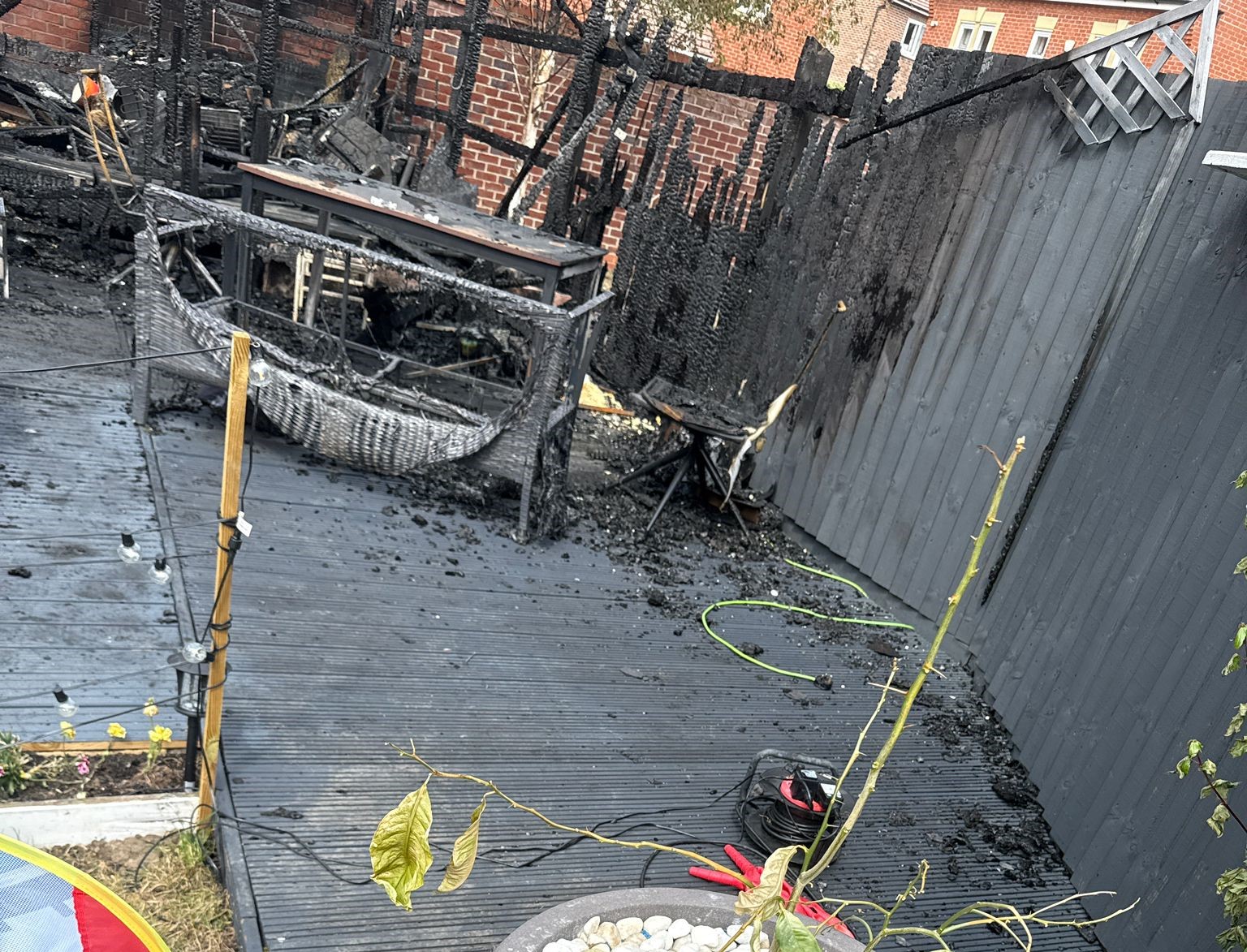 Brit devastated as neighbour’s exploding e-bike TORCHES his garden days ...