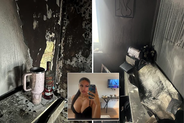 A teenager's ceramic wax burner exploded and a tealight candle set her family home on fire. Serai Bondswell's viral TikTok showing what survived has over 705,000 views.