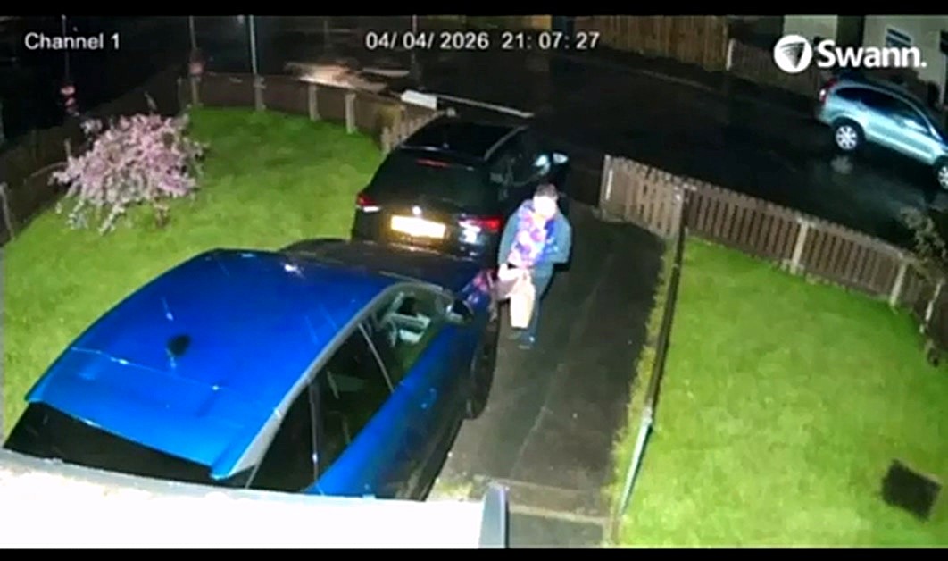 Storm David smashes man's Easter eggs after brutal gust rips them from his arms in Halifax - sister says the hilarious moment made her Easter despite the chocolate carnage.