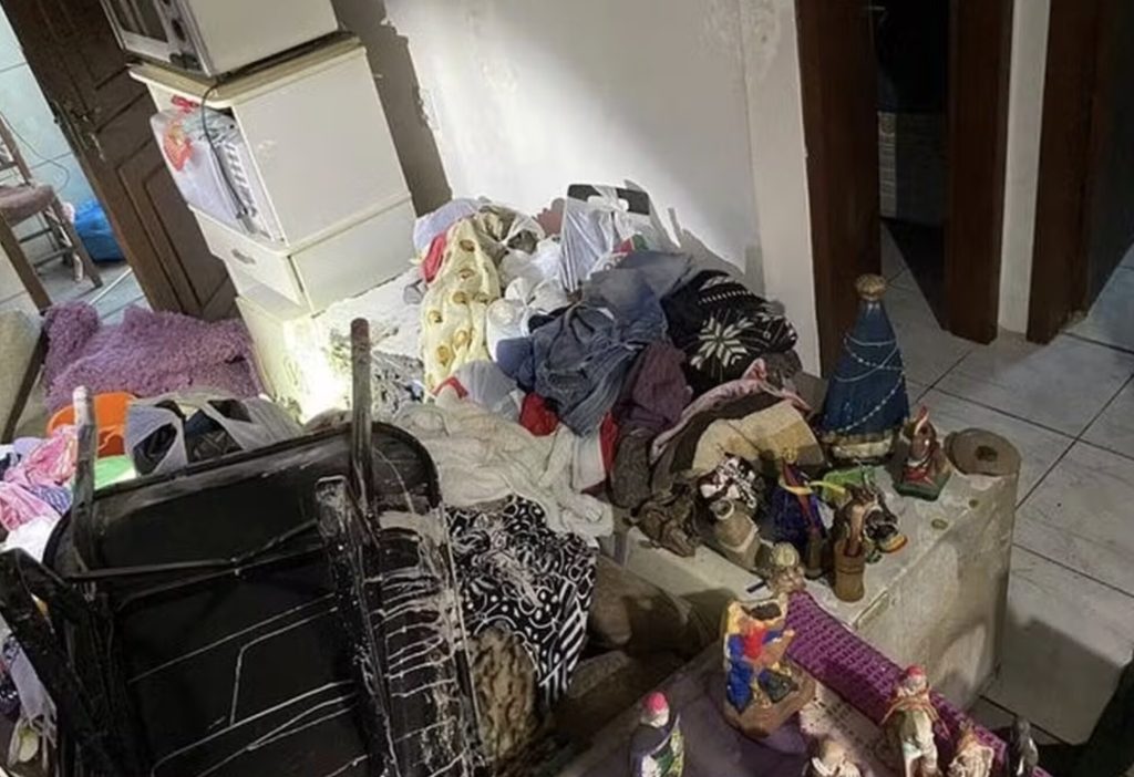 Man sentenced to 28 years for killing partner Nara Denise dos Santos, hiding her body in a fridge and covering it with cement after a petty argument over a bank card in Brazil.