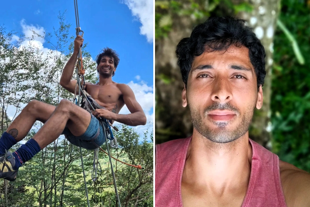 An experienced Brazilian climber fell 260ft to his death after his safety rope detached from a rock face, with his partner watching helplessly as he plunged below.