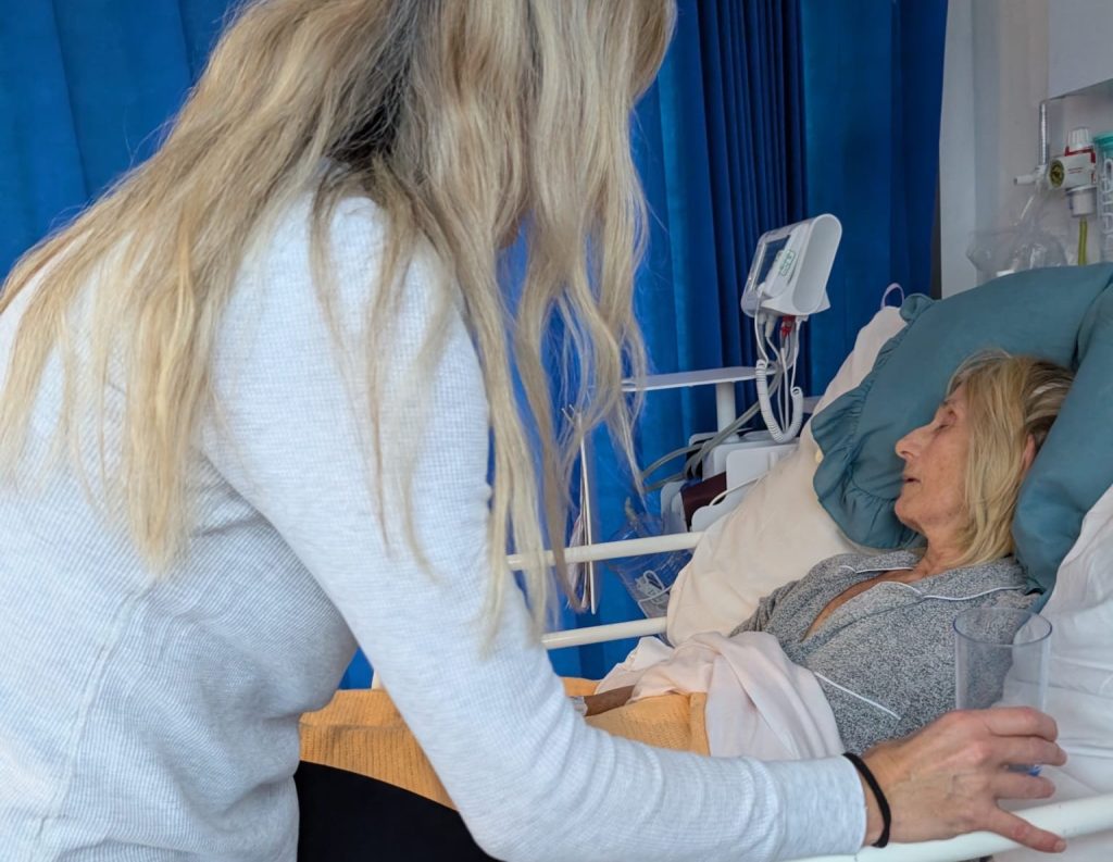 A grandmother has been left with life-changing brain damage after the common cold sore virus she had carried since childhood suddenly triggered deadly brain inflammation out of nowhere.