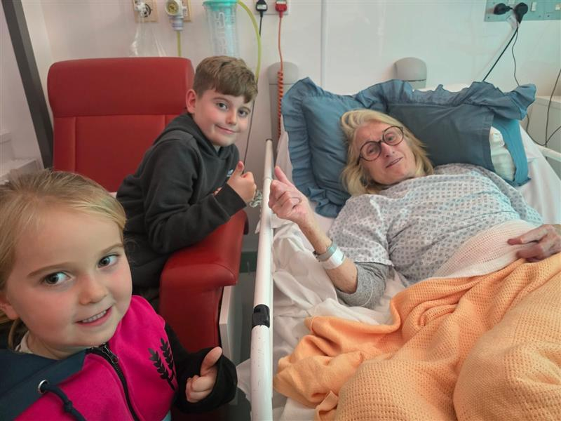 A grandmother has been left with life-changing brain damage after the common cold sore virus she had carried since childhood suddenly triggered deadly brain inflammation out of nowhere.