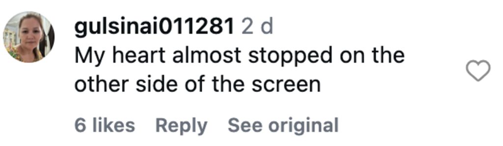 Social media comment on the post of A driver squeezed between two oncoming lorries on a narrow road in Kazakhstan with his wife and three kids in the car. The heart-stopping dashcam footage has gone viral online.