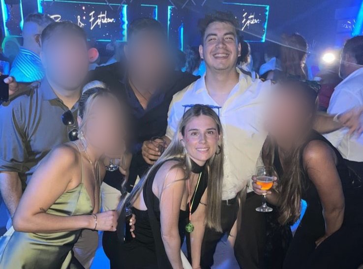 A couple who had just left a wedding died in each other’s arms after flash floods trapped their car, leaving their two young children without parents.