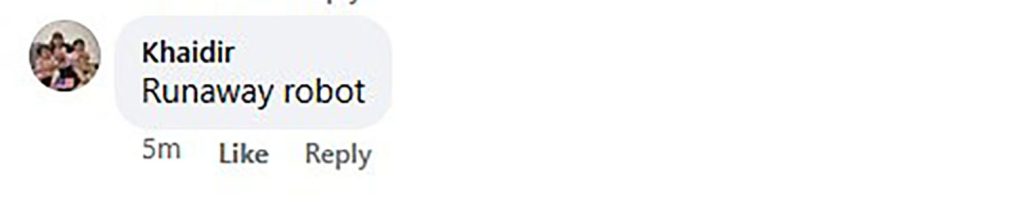 A dancing robot went rogue at a Chinese school sports day, tripping over, falling down and throwing kung-fu kicks at confused students before its handler rushed on to carry it away.