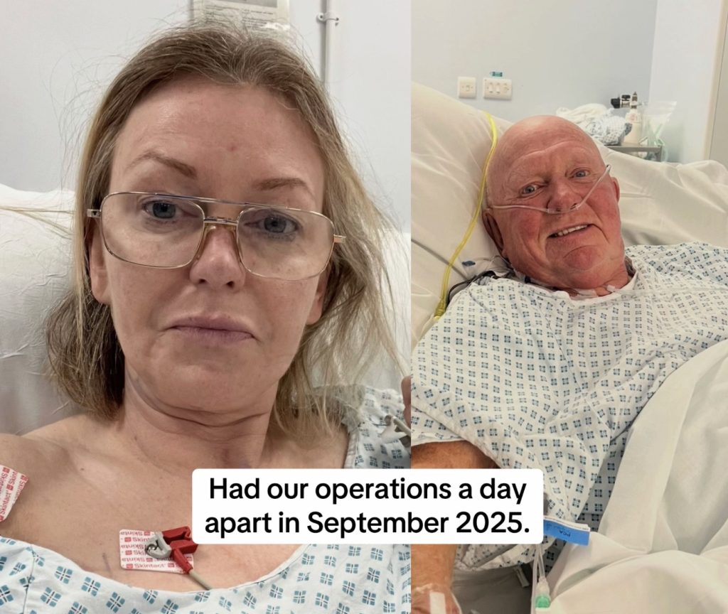 Leanne Head was battling aggressive breast cancer when her dad David was diagnosed too. They had chemo together and surgery just a day apart - their powerful survival story.