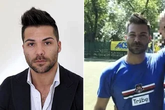 A former AC Milan youth footballer turned respected lawyer was found dead in bed by his wife after an apparent heart attack - just weeks before his 45th birthday.