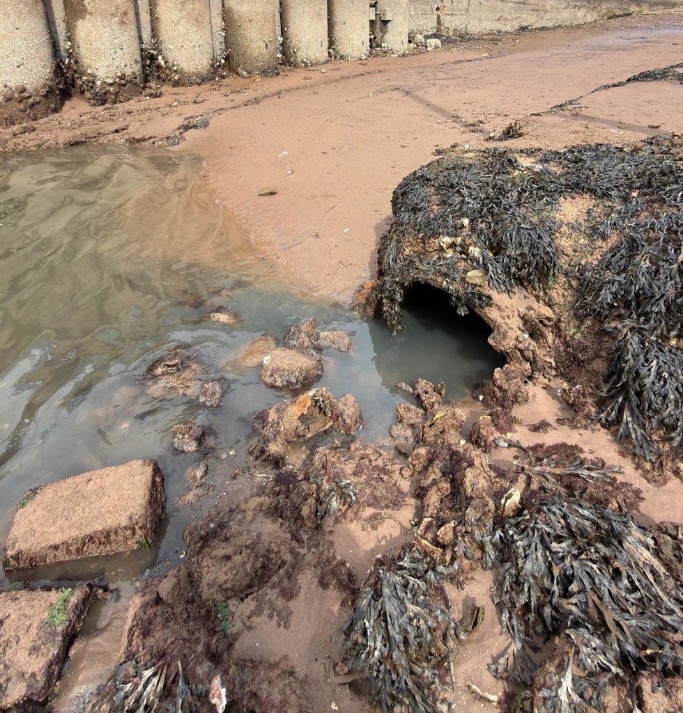 Furious locals have blasted South West Water after raw sewage with floating toilet paper polluted a popular Devon beach for weeks, forcing its closure over the Easter holidays.