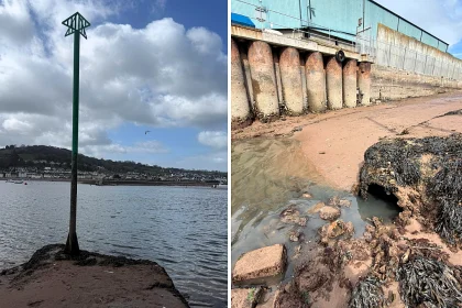 Furious locals have blasted South West Water after raw sewage with floating toilet paper polluted a popular Devon beach for weeks, forcing its closure over the Easter holidays.