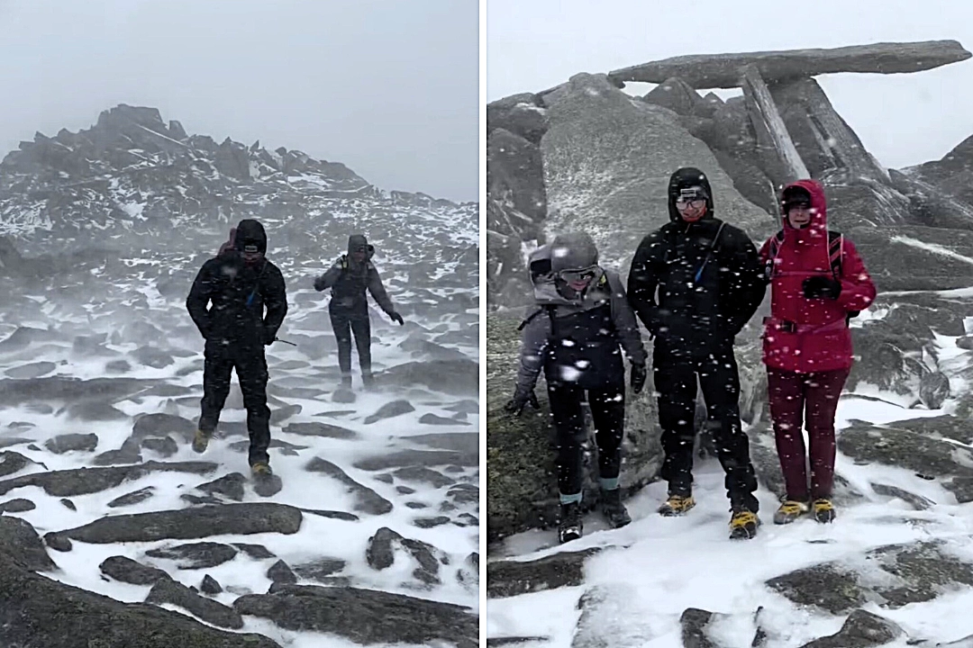 Hikers were caught in a snow blizzard on Snowdonia just two days after walking the same mountain in T-shirts. A mountain instructor shares his advice on staying prepared.