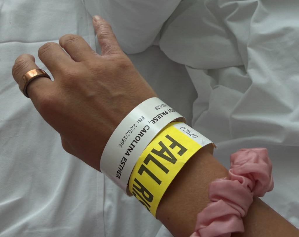 Beauty influencer Carolina Braedt broke three ribs after horror horse riding fall from her steed Igor - the 350k follower star calls the scary tumble an occupational hazard.