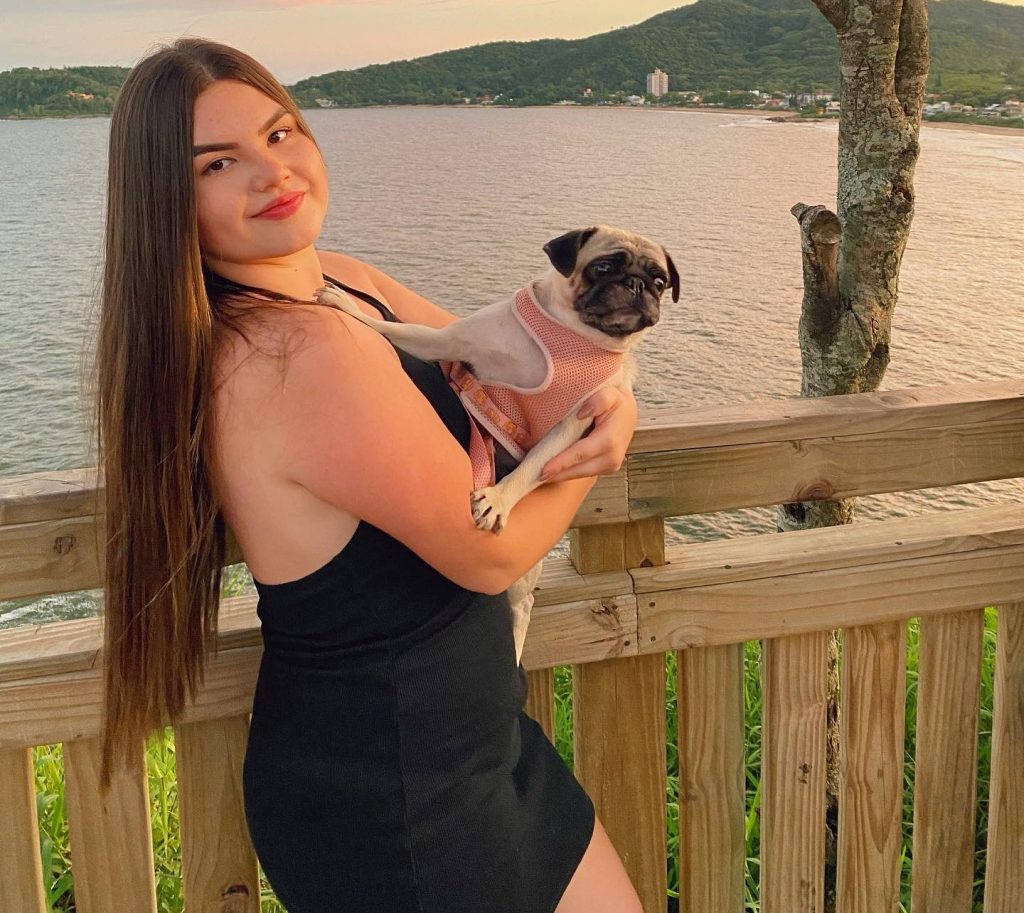 A 22-year-old medical student was stabbed 67 times with nail scissors and a knife by her ex-boyfriend in Paraguay, with the suspect believed to have fled back to Brazil.