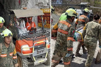 Miner Francisco Zapata survived 14 days trapped 985ft underground in a flooded Mexican mine by finding an air pocket - he told rescuers he never lost faith when found alive.