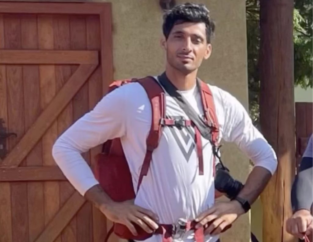 An experienced Brazilian climber fell 260ft to his death after his safety rope detached from a rock face, with his partner watching helplessly as he plunged below.