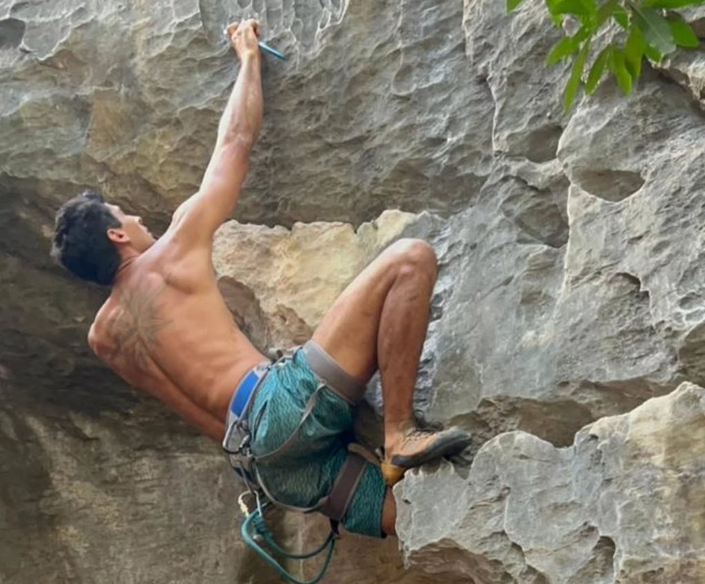 An experienced Brazilian climber fell 260ft to his death after his safety rope detached from a rock face, with his partner watching helplessly as he plunged below.
