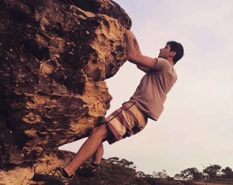 An experienced Brazilian climber fell 260ft to his death after his safety rope detached from a rock face, with his partner watching helplessly as he plunged below.