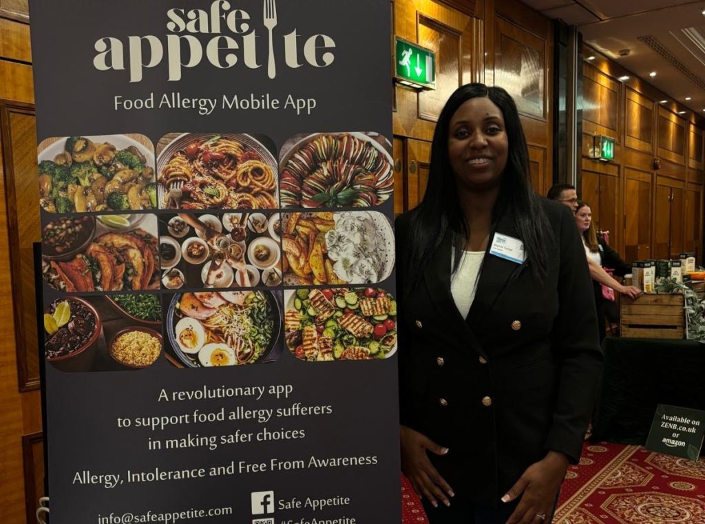 A mum who nearly choked as a child due to severe allergies has created an app that scans food and flags hidden allergens. Sophia Turner says it could save lives.