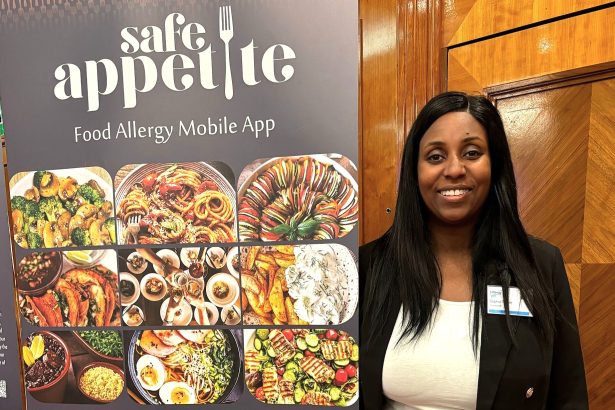 A mum who nearly choked as a child due to severe allergies has created an app that scans food and flags hidden allergens. Sophia Turner says it could save lives.