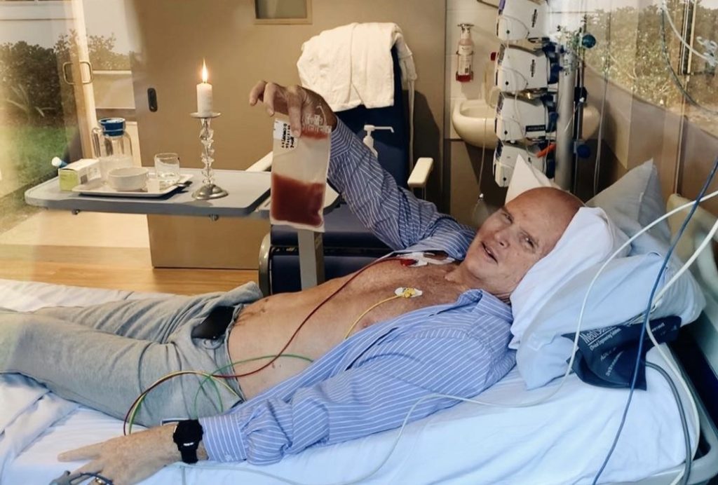 Olympian Oscar Chalupsky was given six months to live after a devastating cancer diagnosis. Seven years later he is still fighting - and refusing to surrender to the disease.