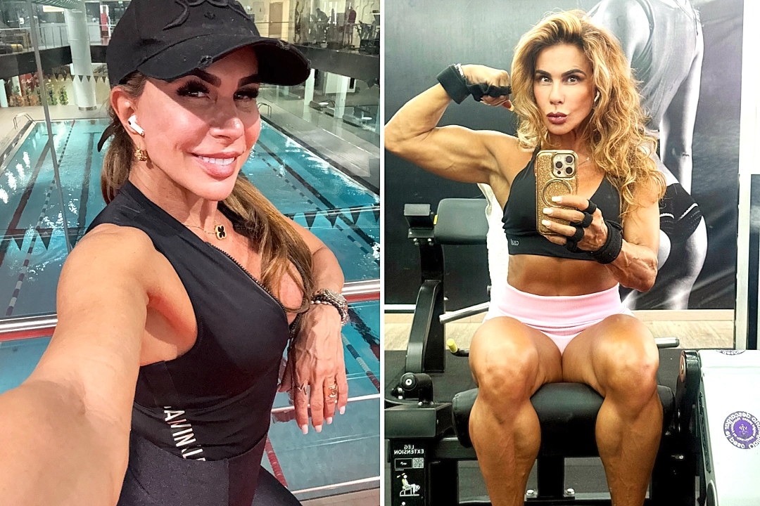 Fit gran aged 56 with over 480,000 followers says she is not chasing youth - and hints her libido is still going strong as she stuns fans posing in nothing but a towel.