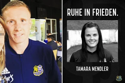 Soccer star Markus Mendler is devastated after his wife Tamara died aged 32 just days after giving birth to their second child. She was also a former footballer at the same club.