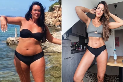 An Austrian TV presenter shed 8.5st in 20 months without pills or injections - and became a double bodybuilding champion at 46.