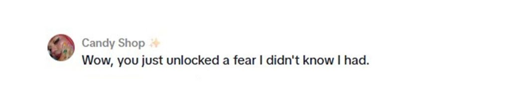 Social media comment on the post of A TikToker nearly died after inhaling her nose ring, which lodged dangerously close to her aorta, leaving her facing emergency surgery after weeks of unexplained symptoms