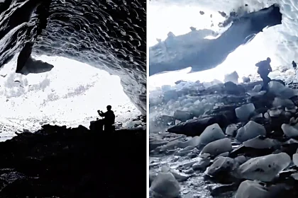 A tourist was crushed by a massive block of falling ice inside a glacier cave in Tibet, prompting authorities to close the site while investigations into safety protocols begin.