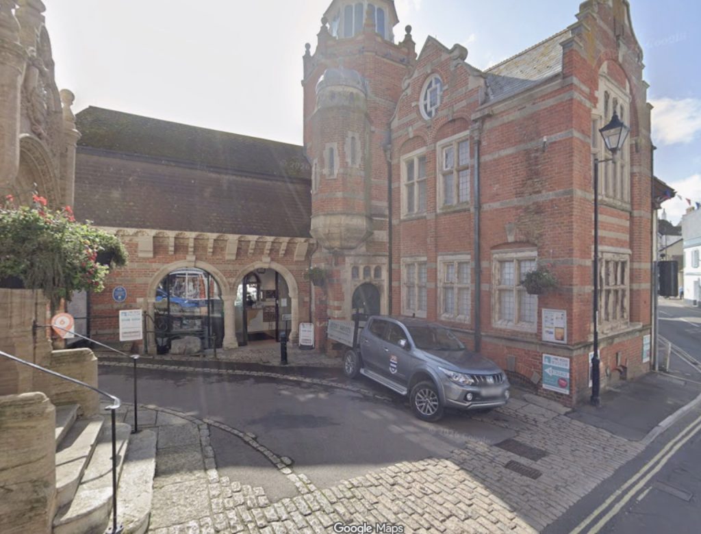 A tourist searching for fossils on the Jurassic Coast accidentally discovered a 200-million-year-old jawbone from one of the world's rarest ancient sea crocodile species.