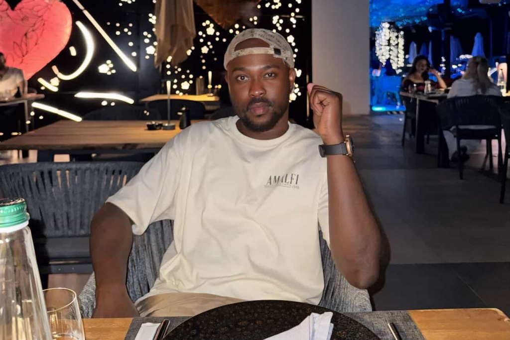 Joseph being refused service at European supermarket by a racism store owner.