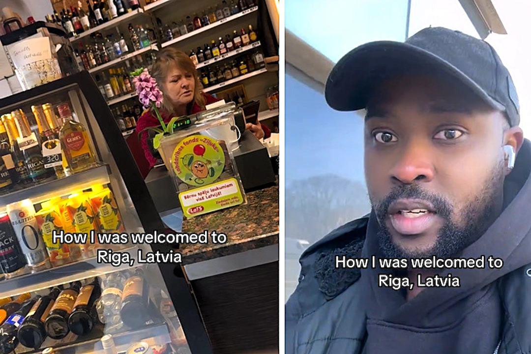 Joseph being refused service at European supermarket by a racism store owner.