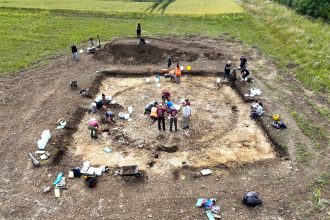 DNA tests have confirmed two Anglo-Saxon children buried side by side 1,500 years ago were siblings, with the girl carefully positioned facing her younger brother in a touching farewell.